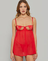 ISLA & EVIE SEXY SLEEP UNCUPPED BABYDOLL Purple / S